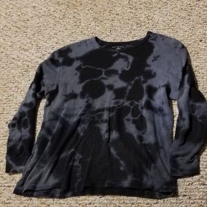 Grey star long sleeve tiedye